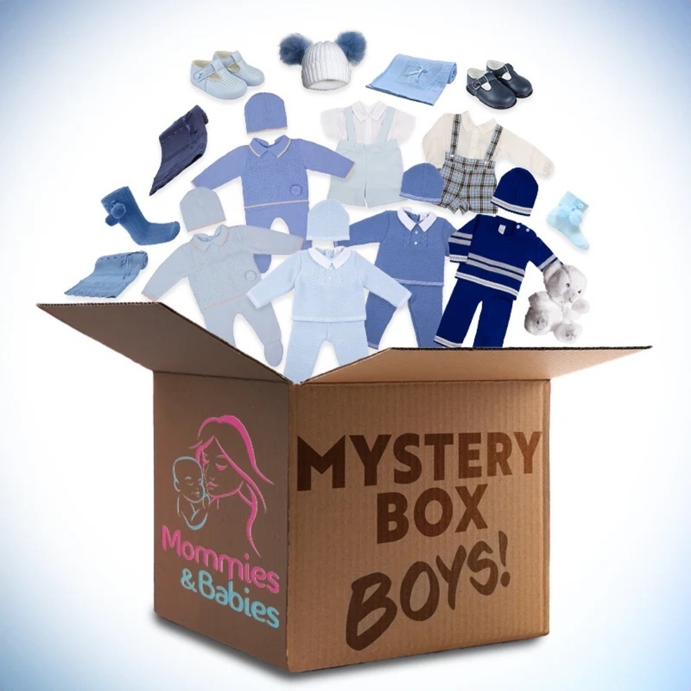 Baby Boy, Toddler, Young Boys 5lbs Mystery Clothing Bundle